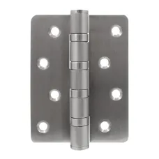 Завіса RDA 100×3×3(4 підш. D14 мм, нержавіюча сталь), заокруглена R7 матовий хром