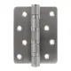 Завіса RDA 100×3×3(4 підш. D14 мм, нержавіюча сталь), заокруглена R7 матовий хром