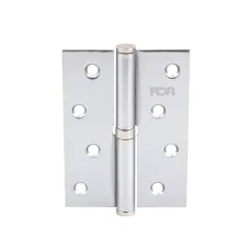 Завіса RDA 100×3×2,5 (1 підш, сталь) матовий хром права