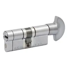 Циліндр Securemme 3220PCS35351X5 К22 35/35 мм 5 ключів +1 монтажний ключ/ручка матовий хром