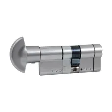 Циліндр Securemme 361PCS4050115 K64 40/50 мм 5 ключів +1 монтажний ключ / ручка матовий хром