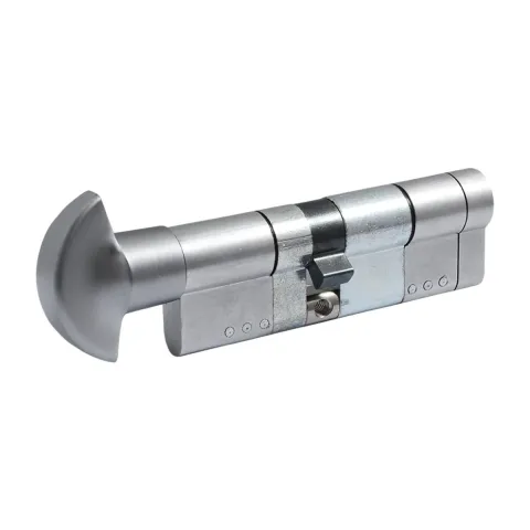 Циліндр Securemme 361PCS4050115 K64 40/50 мм 5 ключів +1 монтажний ключ / ручка матовий хром
