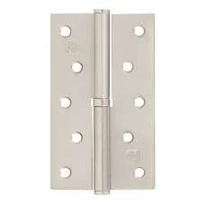 Петля дверна врізна RDA 125×3×2,5 (1 підшипник, сталь) матовий нікель ліва