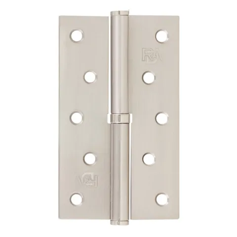Петля дверна врізна RDA 125×3×2,5 (1 підшипник, сталь) матовий нікель права
