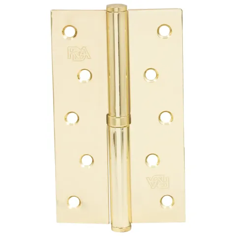 Петля дверна врізна RDA 125×3×2,5 (1 підшипник, сталь) полірована латунь ліва